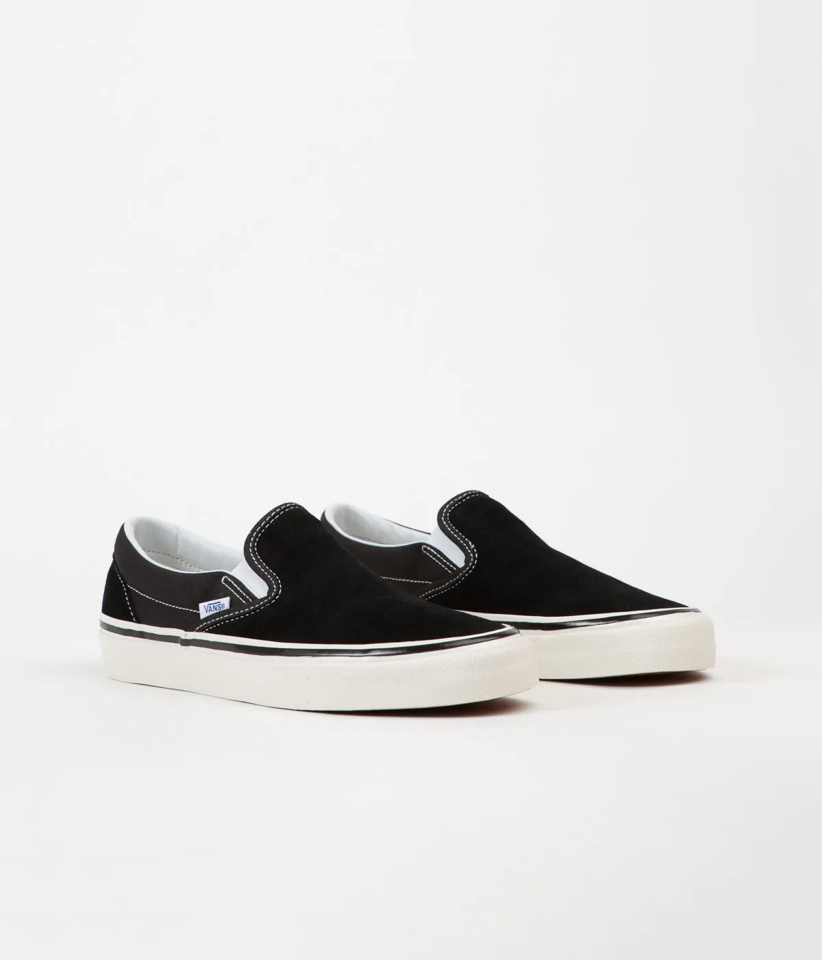 Vans Classic Slip On 98 DX Anaheim Factory Suede Shoes - OG Black