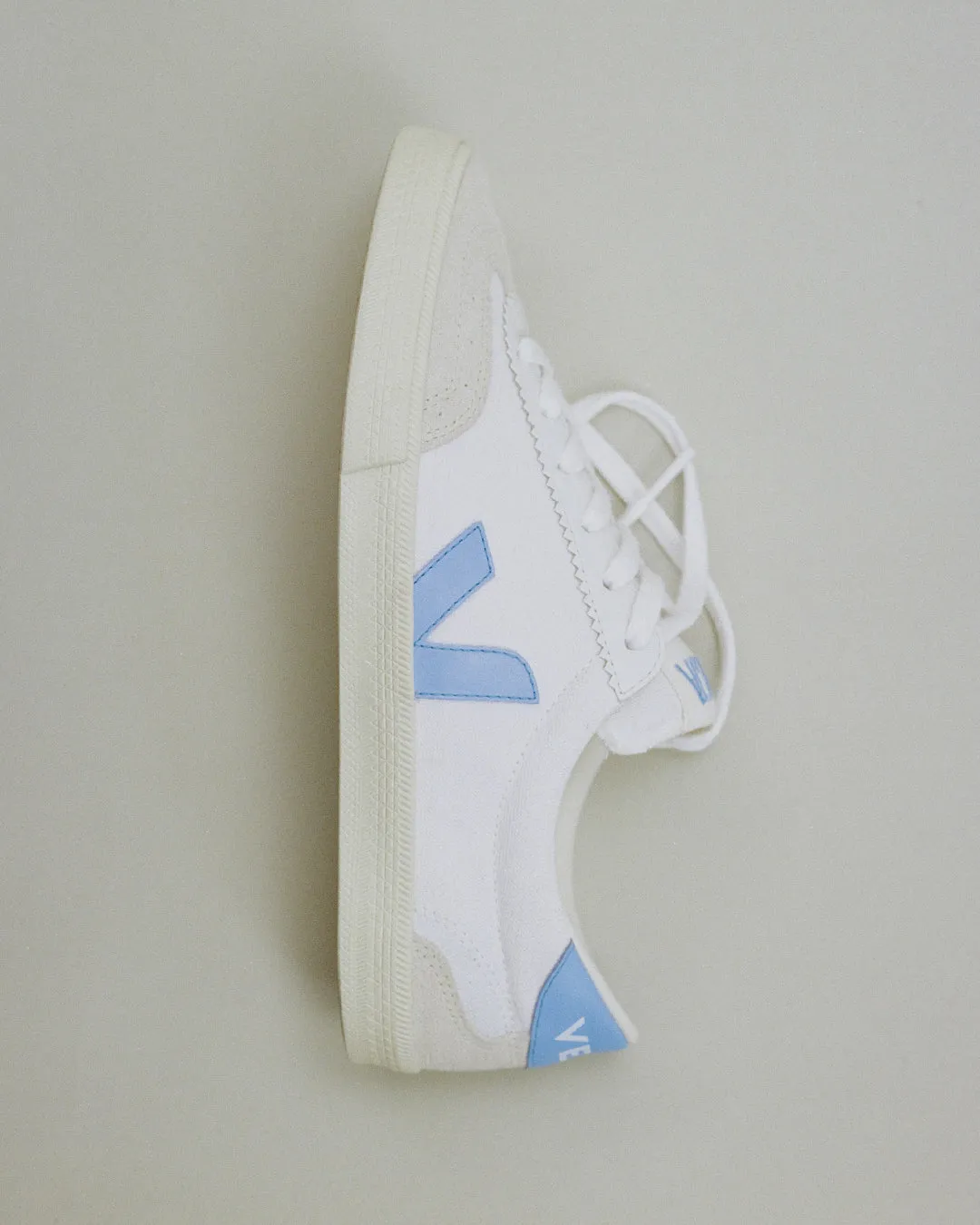 VEJA Volley canvas white aqua women