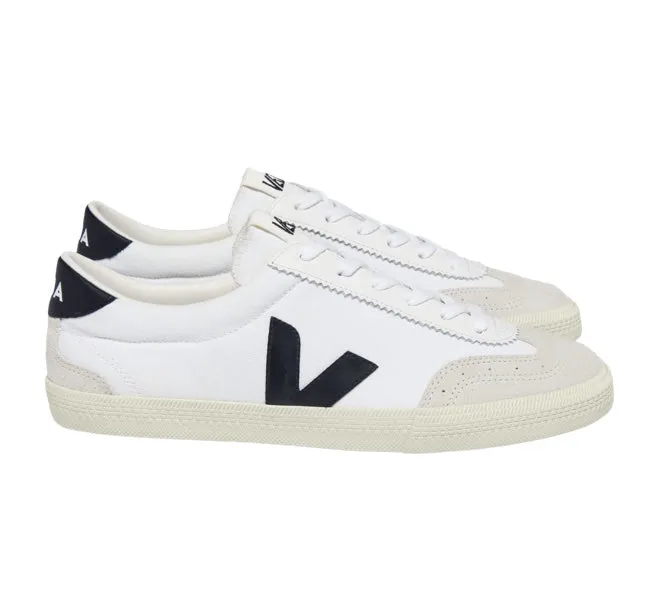 VEJA Volley canvas white black women