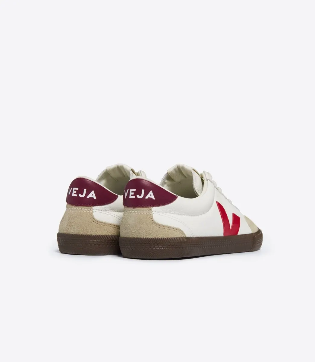 Veja Volley Leather - White Pekin Bark