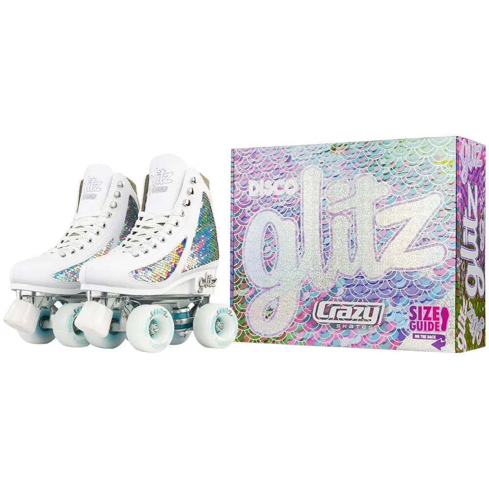 Warehouse Deal | GLITZ - Size Adjustable Mermaid Roller Skates