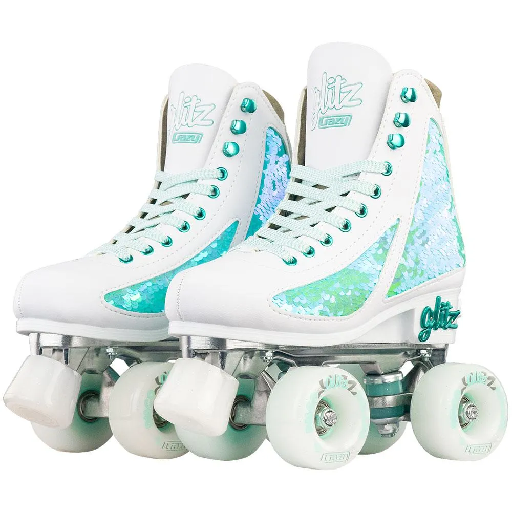 Warehouse Deal | GLITZ - Size Adjustable Mermaid Roller Skates