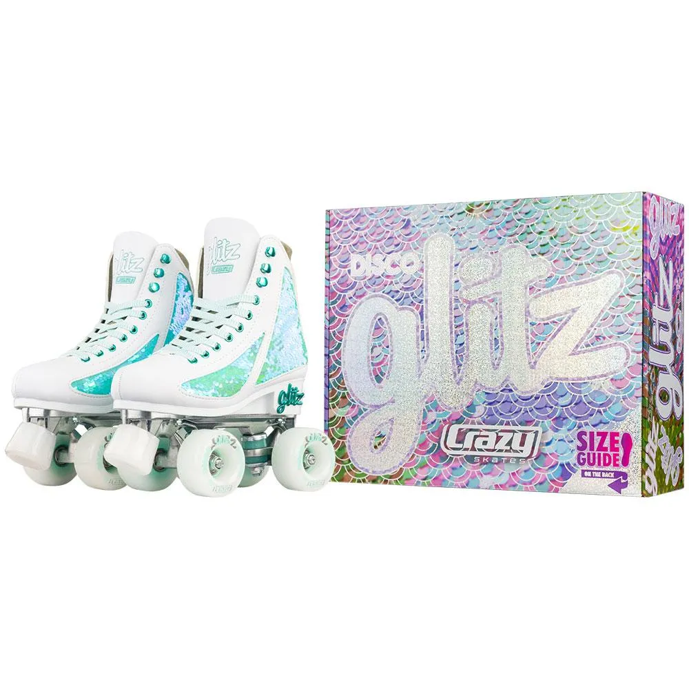 Warehouse Deal | GLITZ - Size Adjustable Mermaid Roller Skates