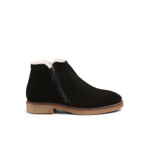 Waterproof Foliana Shearling Booties Nero