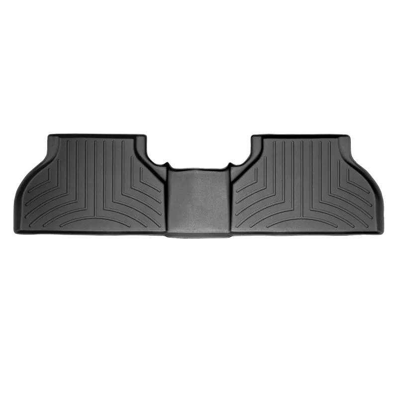 WeatherTech 2nd Row Floor Liner - Black / Textured - Crew Cab - Ford Fullsize Truck 2015 446973