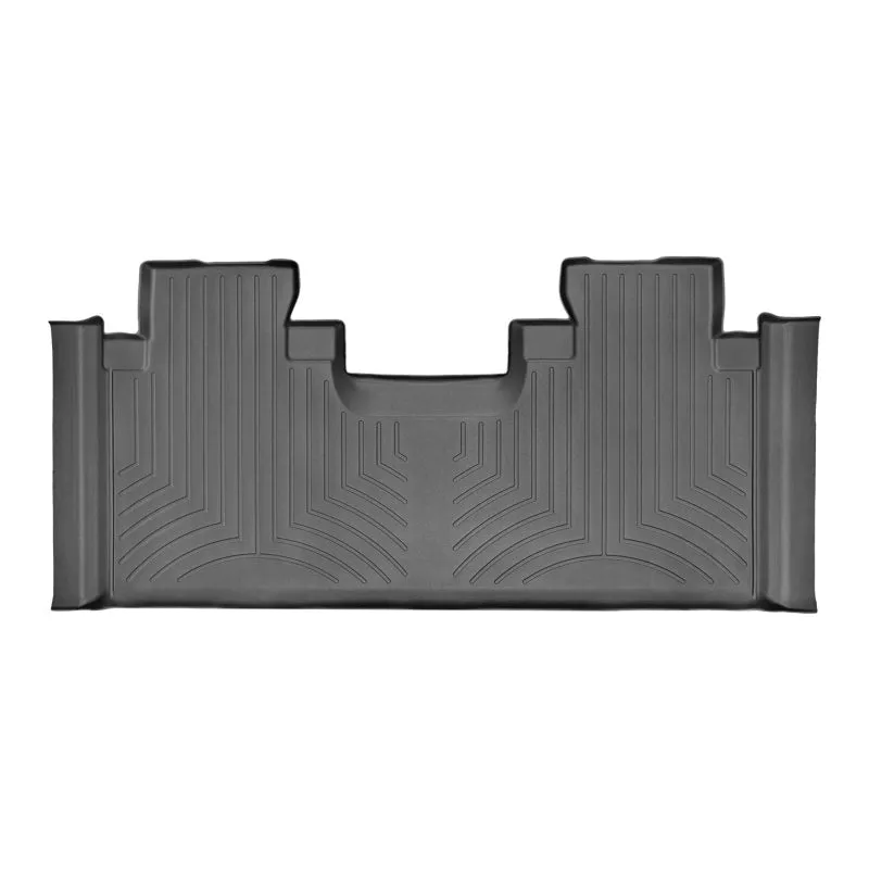 WeatherTech 2nd Row Floor Liner - Black / Textured - Crew Cab - Ford Fullsize Truck 2015 446975