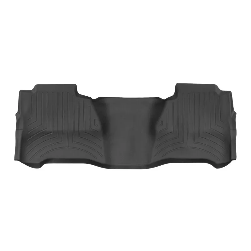 WeatherTech FloorLiner - 2nd Row - Black - Crew Cab - GM Fullsize Truck 2014-17