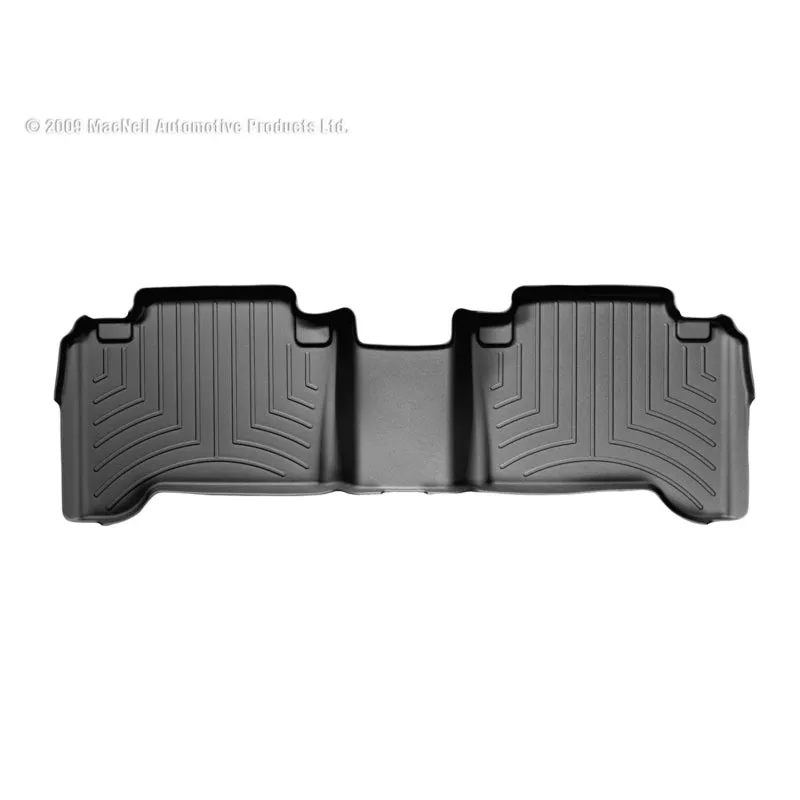 WeatherTech FloorLiner - 2nd Row - Black - Toyota Compact Truck 2005-15