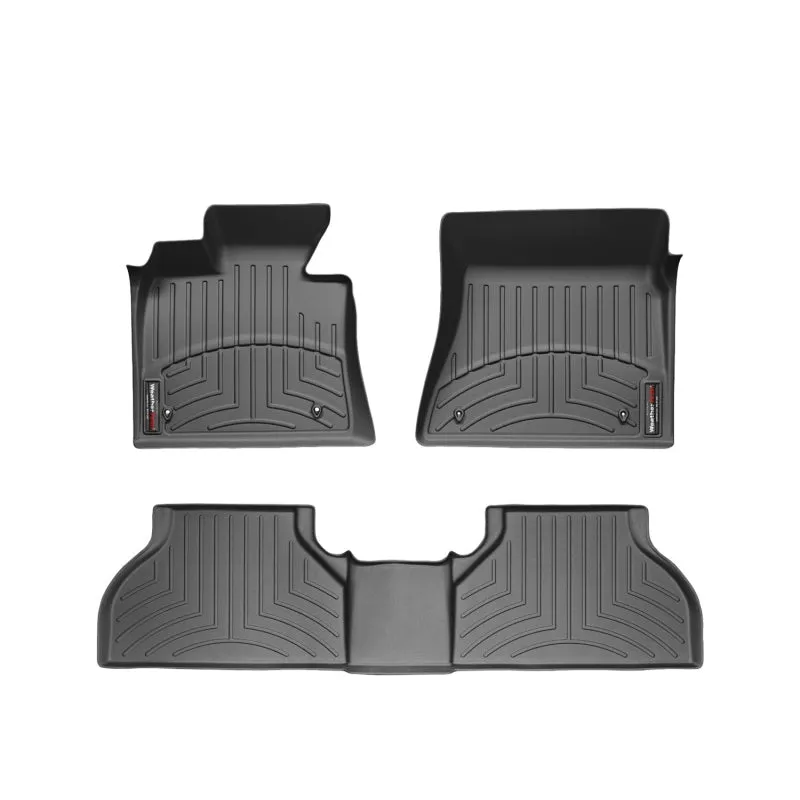 WeatherTech FloorLiners - Front/2nd Row - Black - Ford Escape 2013-17