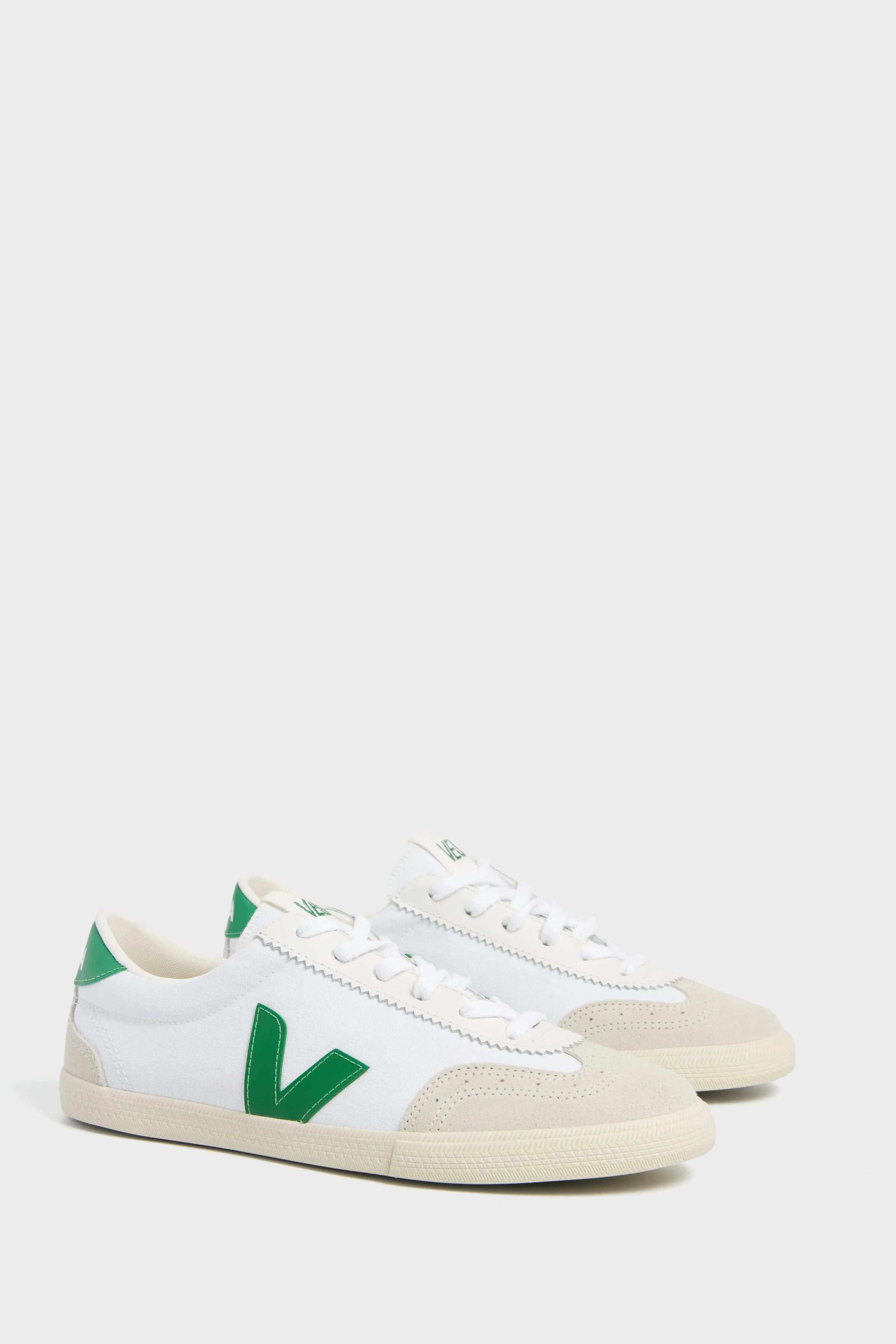 White Emeraude Volley Sneakers