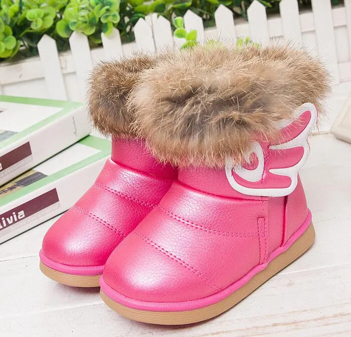 Winter Fashion girls snow boots comfy & warm - Free Shipping to N.A.