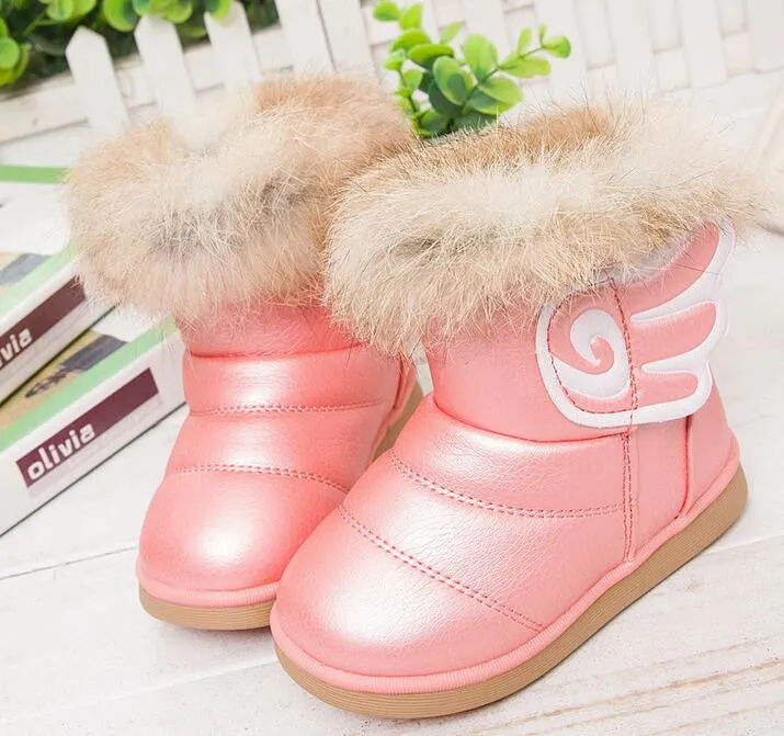 Winter Fashion girls snow boots comfy & warm - Free Shipping to N.A.