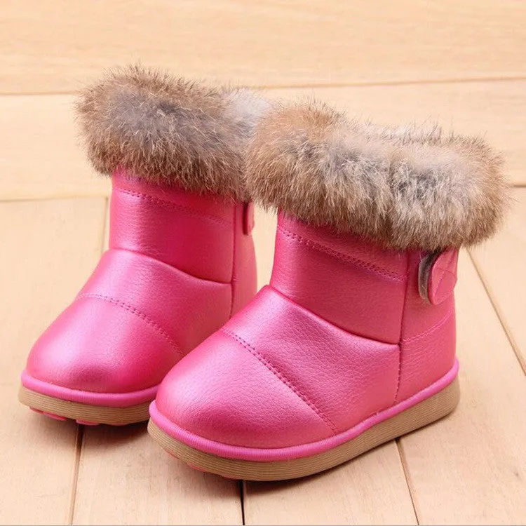 Winter Fashion girls snow boots comfy & warm - Free Shipping to N.A.