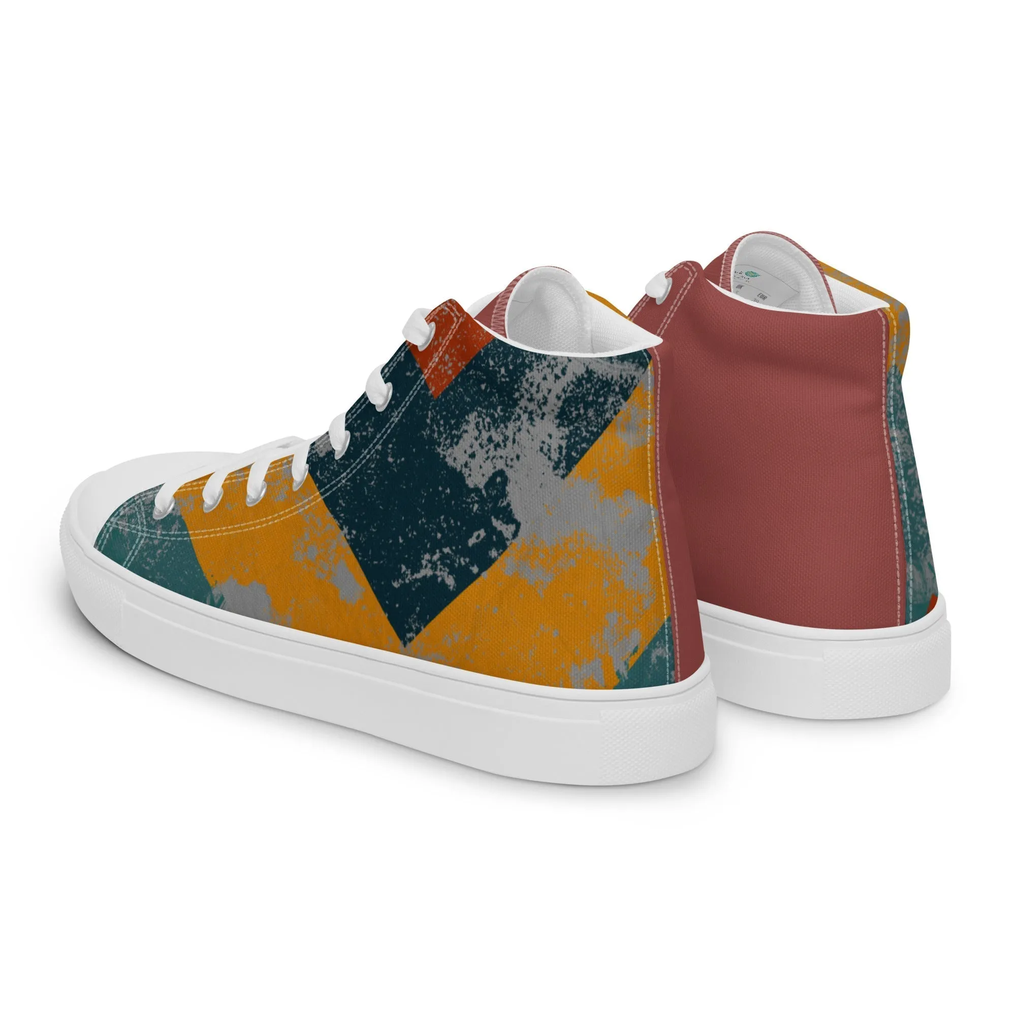 Woodward Men’s Lace-Up Canvas High-Top Sneakers