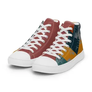 Woodward Men’s Lace-Up Canvas High-Top Sneakers