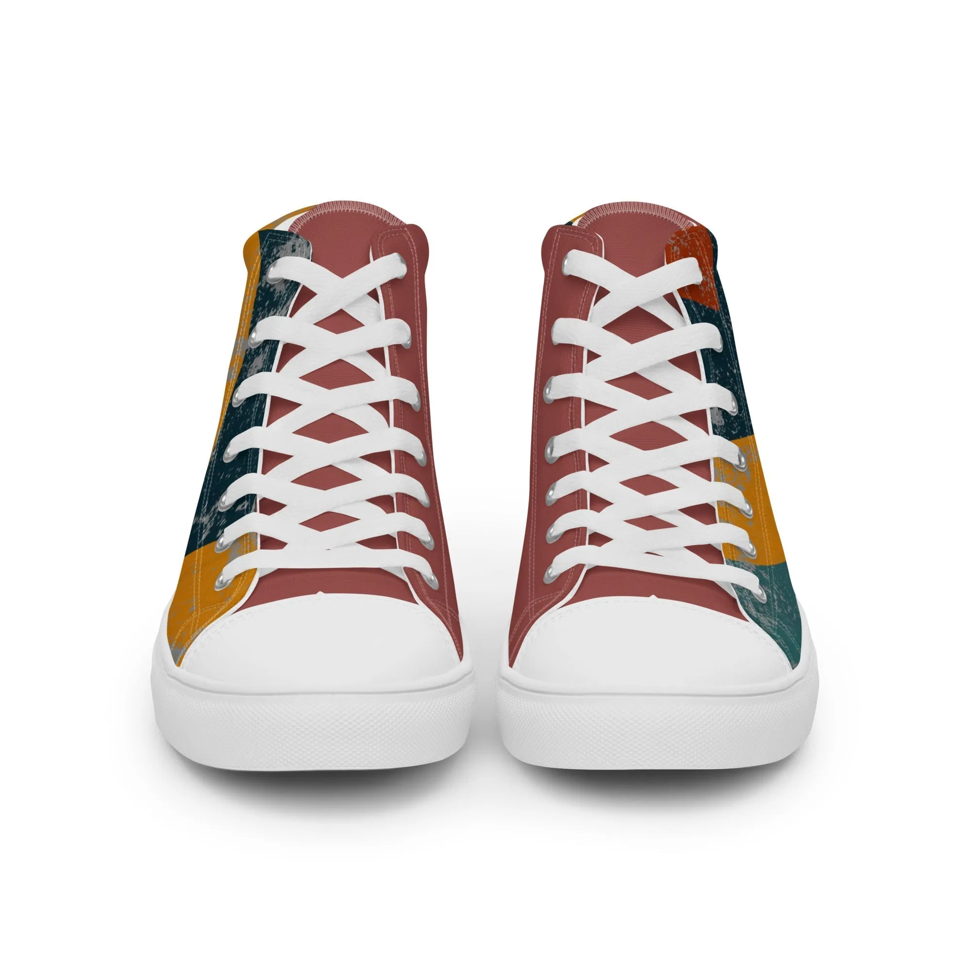 Woodward Men’s Lace-Up Canvas High-Top Sneakers