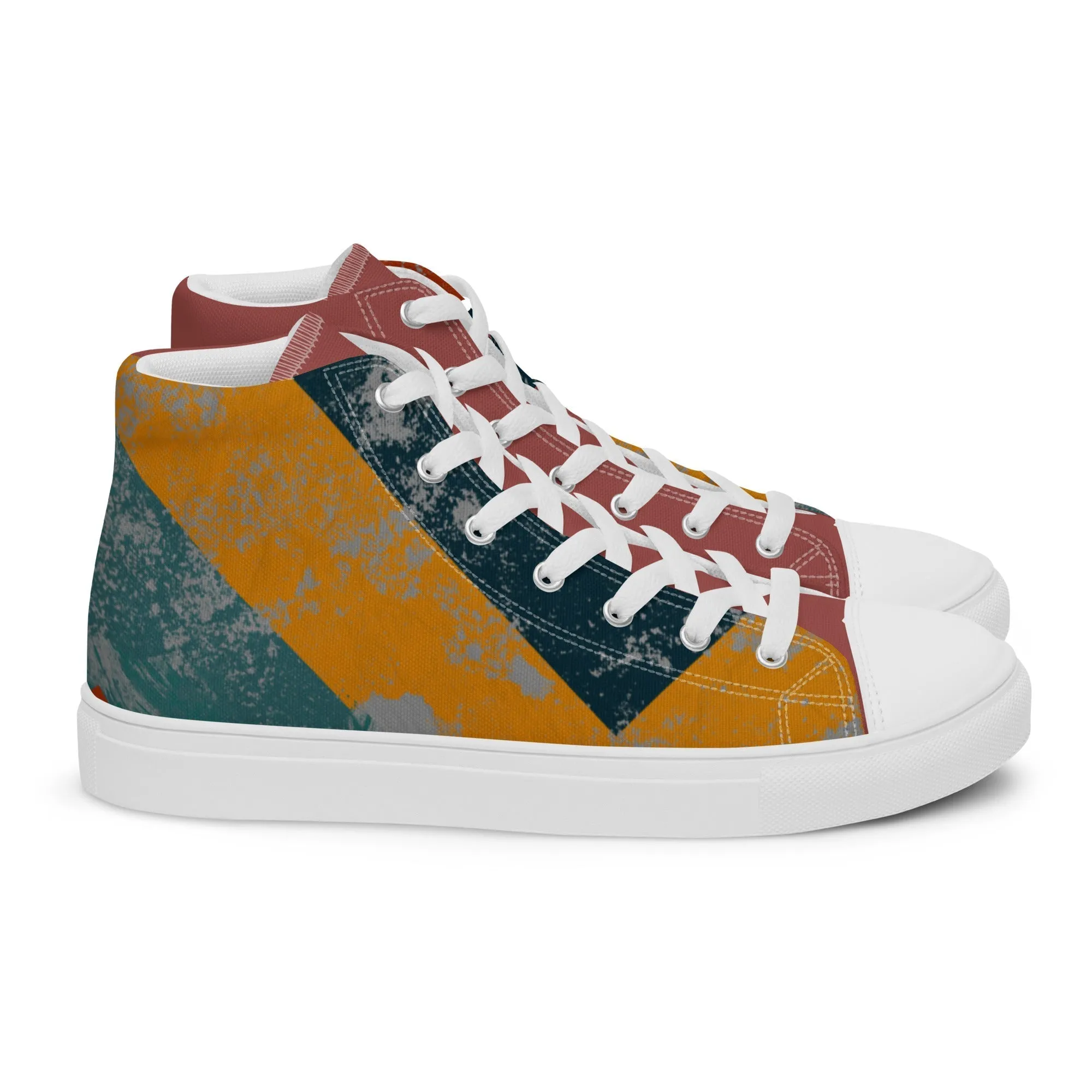 Woodward Men’s Lace-Up Canvas High-Top Sneakers