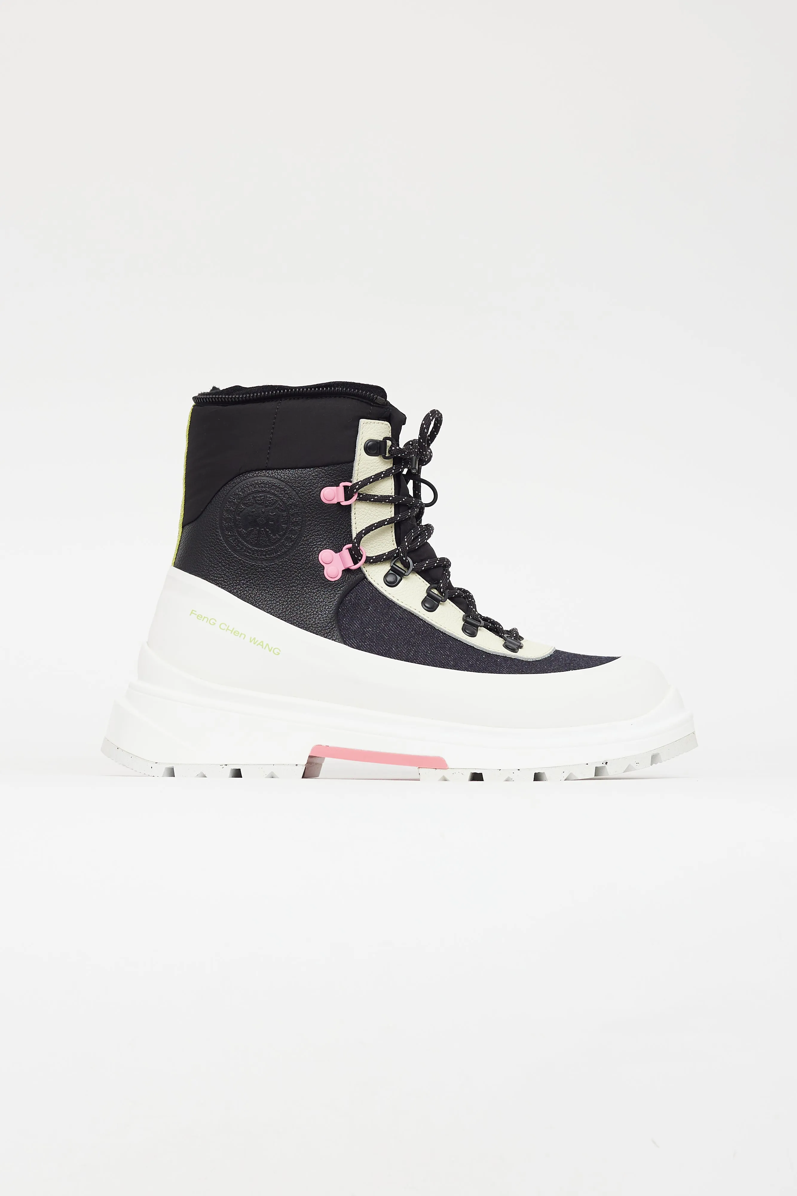 X Feng Chen Wang Black & Multi Journey Boot