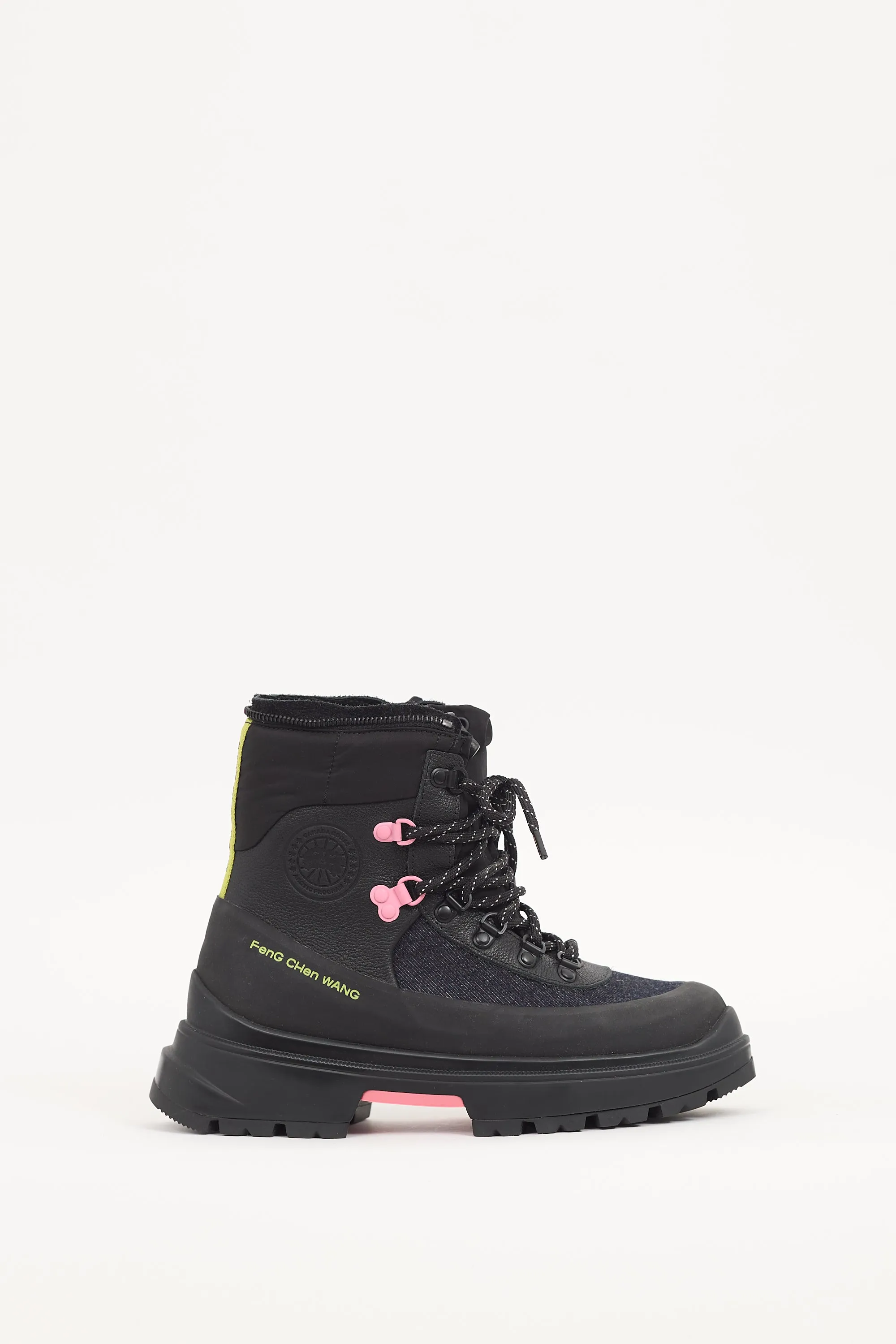 X Feng Chen Wang Black & Navy Journey Boot