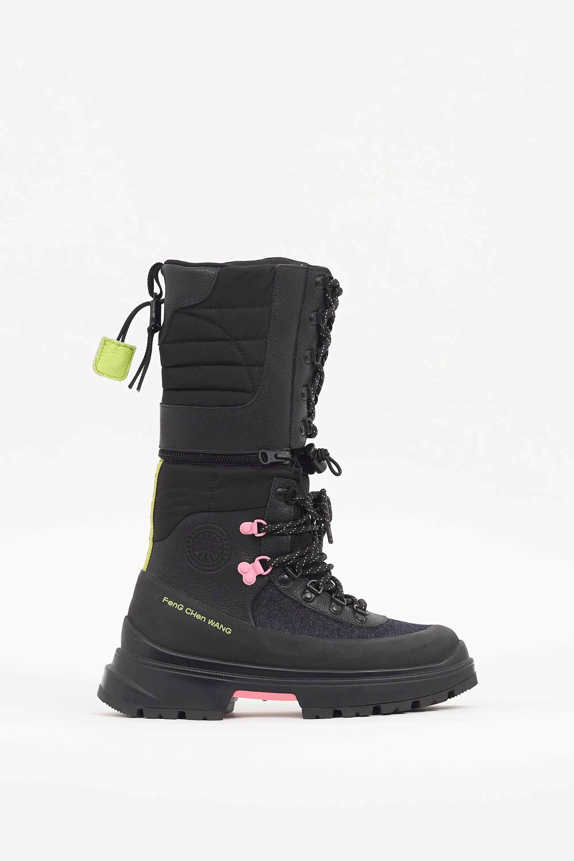 X Feng Chen Wang Black & Navy Journey Boot