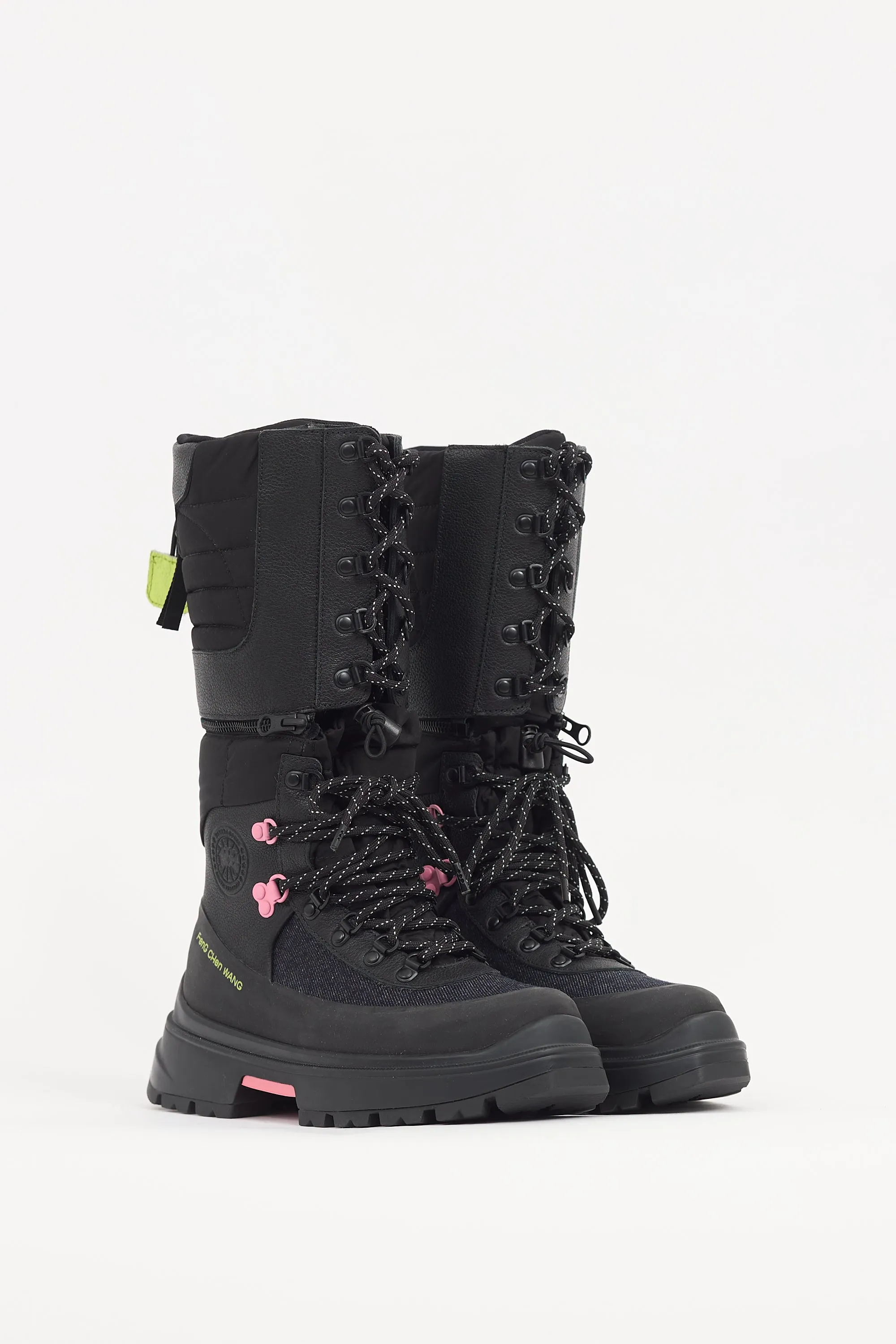 X Feng Chen Wang Black & Navy Journey Boot