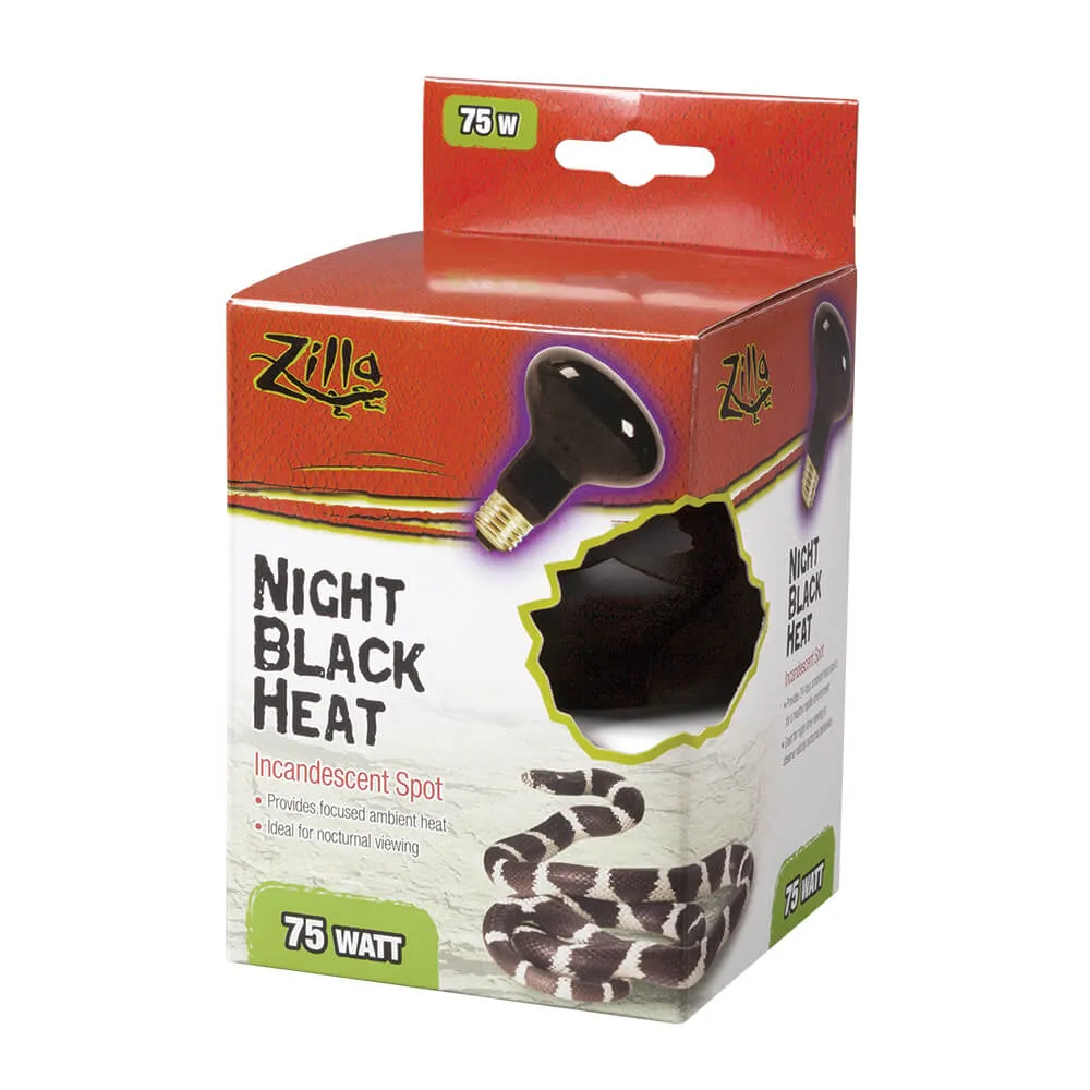 Zilla Black Night Heat Incandescent Spot Bulb