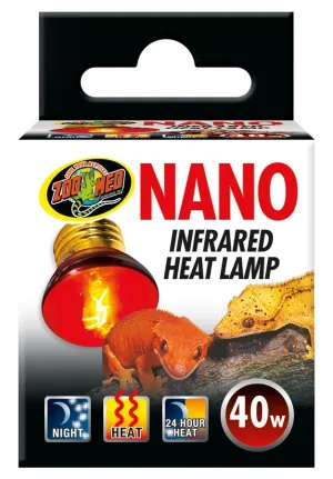 Zoo Med Nano Infrared Heat Lamp 40 watt